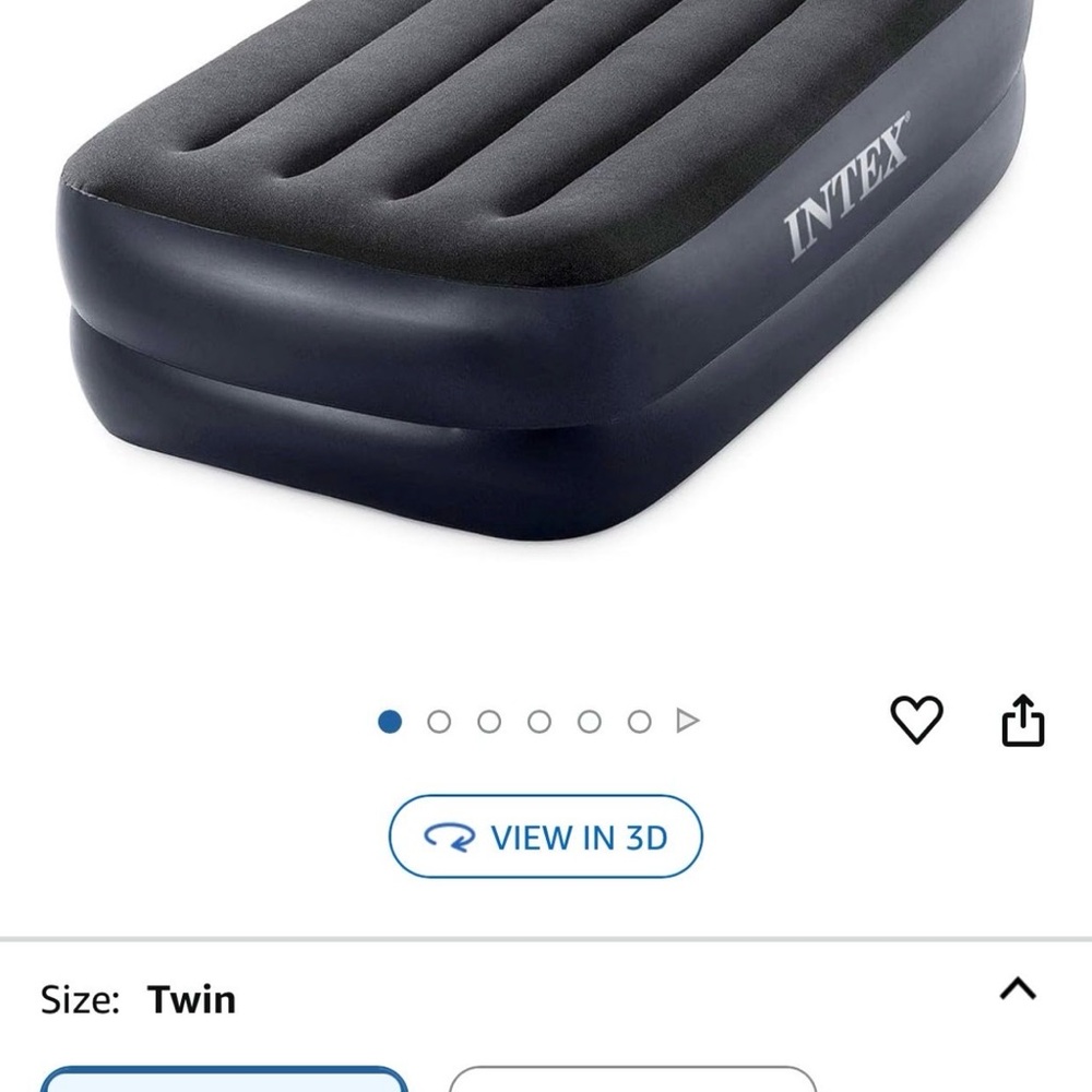 2 Black Air Mattress